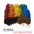 bright color concrete powder iron oxide red (110 130 190) yellow black green pigment